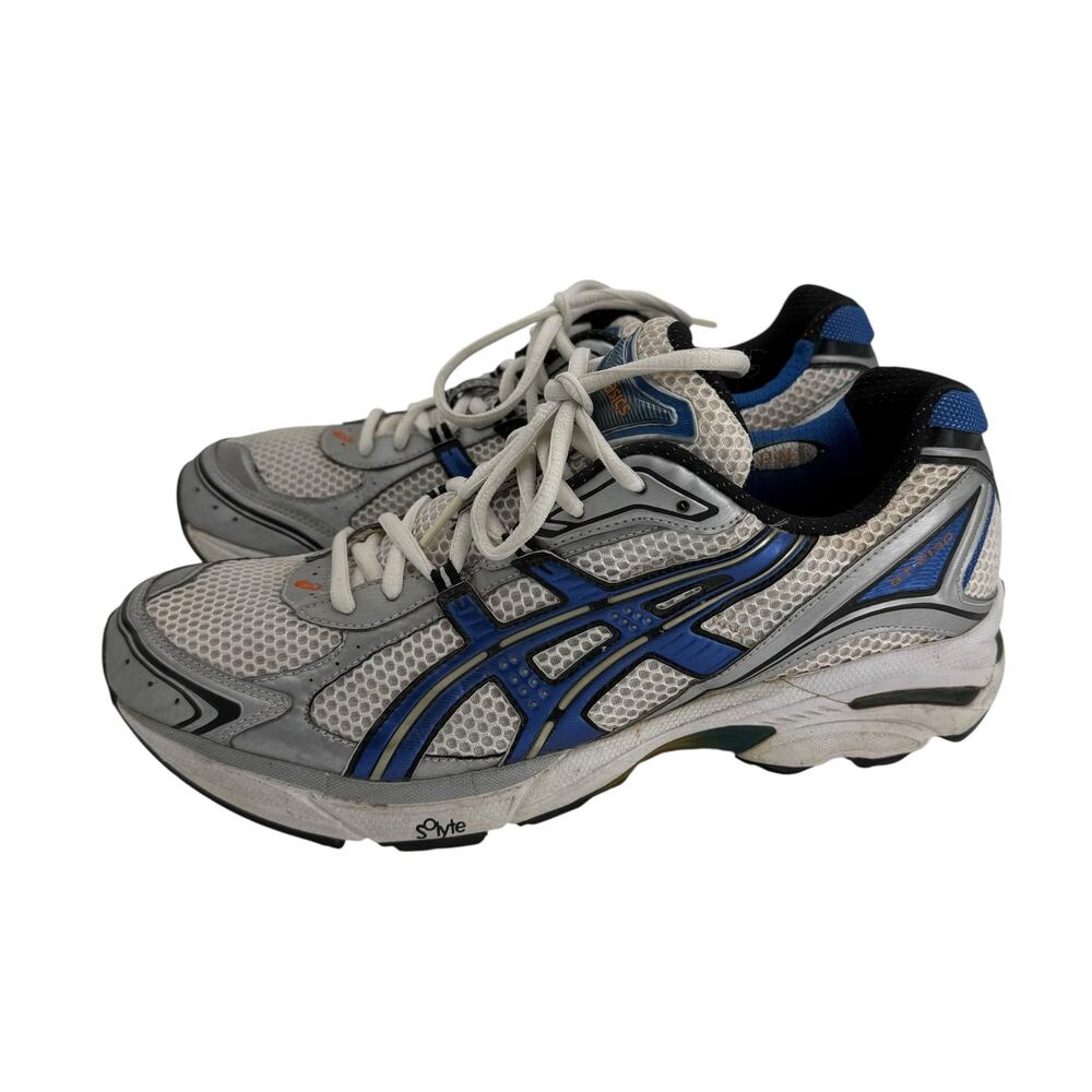 Vintage Asics White Blue Running Shoes Men’s 10.5 Y2K 2000s GT 2130 TN804